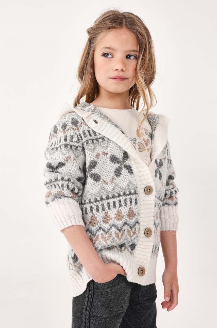 Mayoral cardigan copii culoarea gri light - Pled.ro