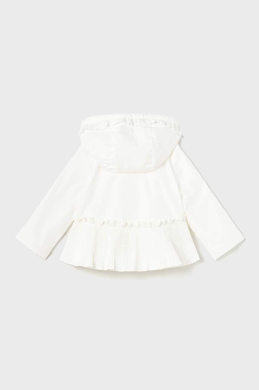 Mayoral geaca bebe culoarea alb - Pled.ro