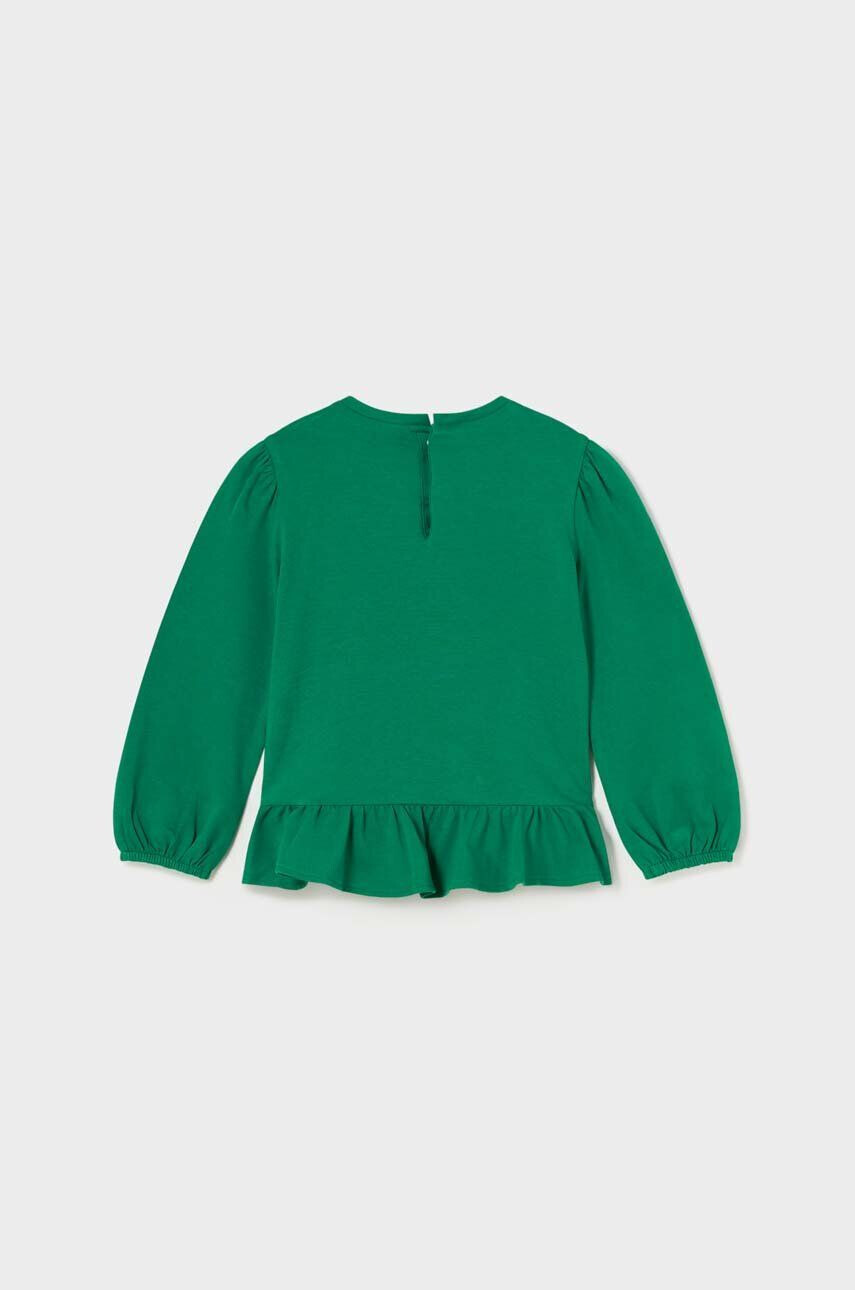 Mayoral longsleeve bebelusi culoarea verde - Pled.ro