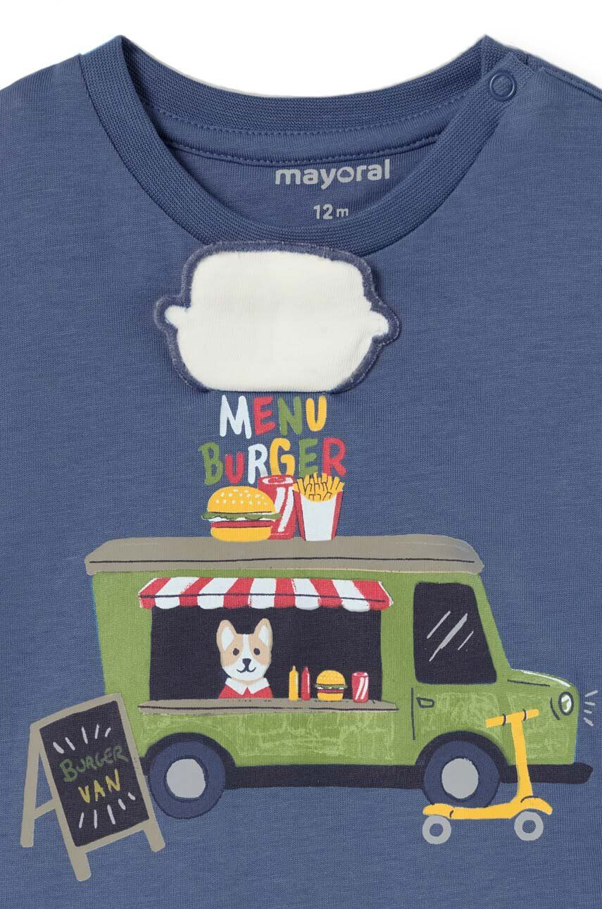 Mayoral longsleeve din bumbac pentru bebeluși cu imprimeu - Pled.ro