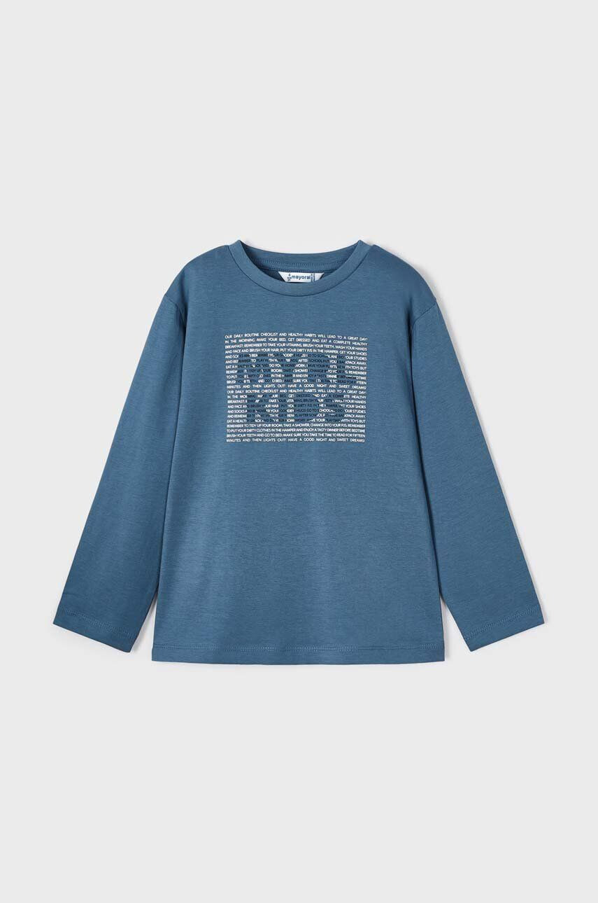 Mayoral longsleeve din bumbac pentru copii cu imprimeu - Pled.ro