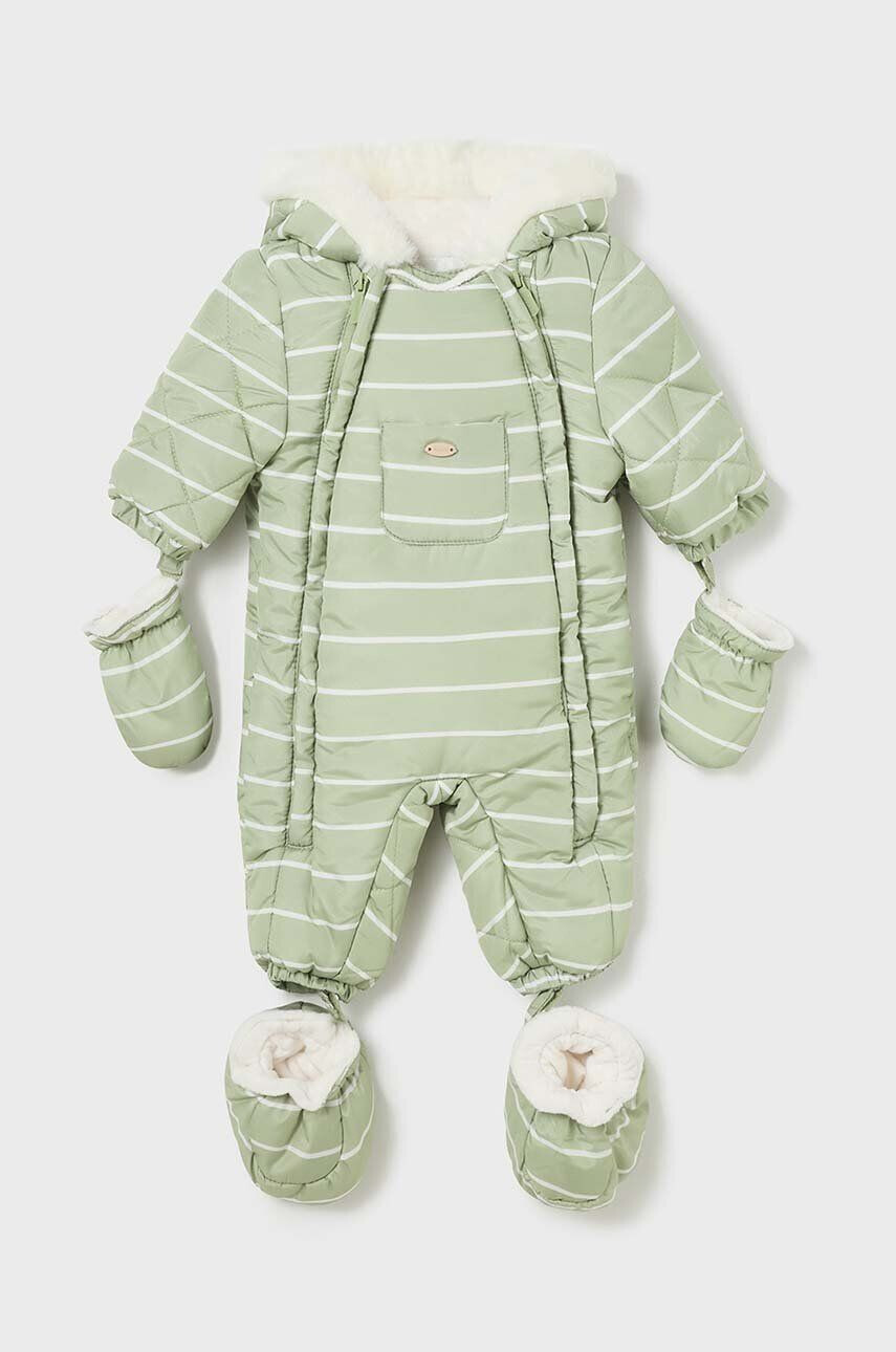 Mayoral Newborn combinezon bebe culoarea verde - Pled.ro