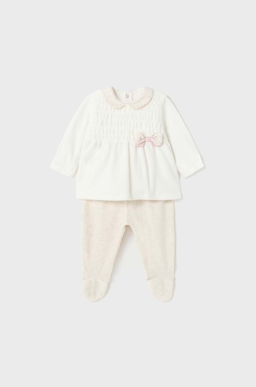 Mayoral Newborn compleu bebe culoarea bej - Pled.ro