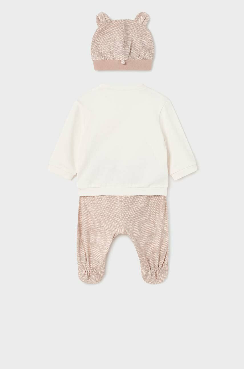 Mayoral Newborn compleu bebe culoarea bej - Pled.ro