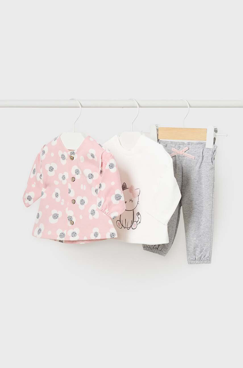 Mayoral Newborn compleu bebe culoarea roz - Pled.ro