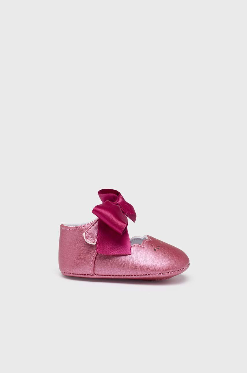 Mayoral Newborn pantofi pentru bebelusi culoarea violet - Pled.ro