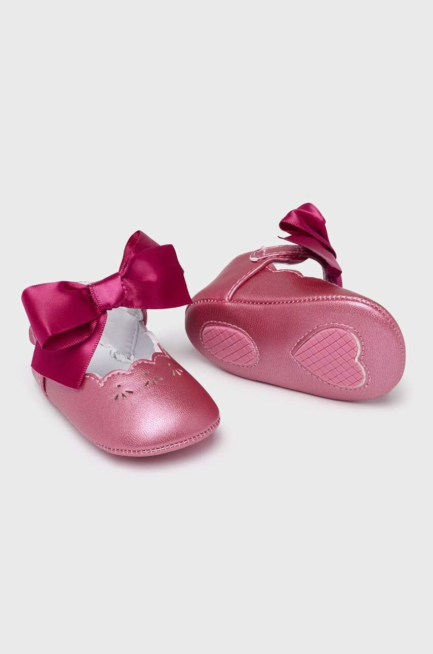 Mayoral Newborn pantofi pentru bebelusi culoarea violet - Pled.ro