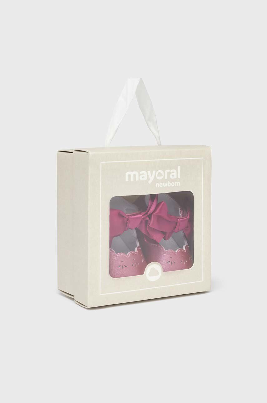 Mayoral Newborn pantofi pentru bebelusi culoarea violet - Pled.ro