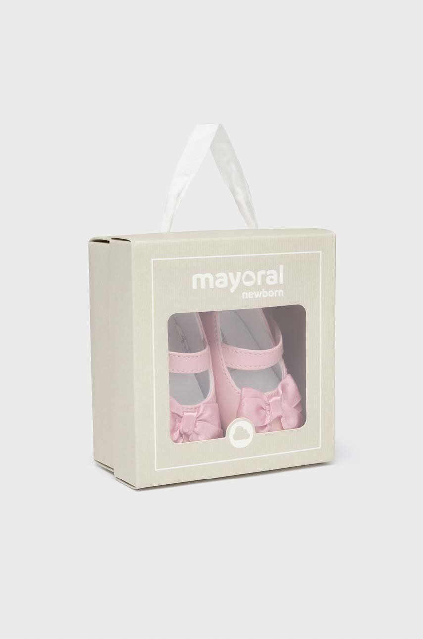 Mayoral Newborn pantofi pentru bebelusi culoarea roz - Pled.ro