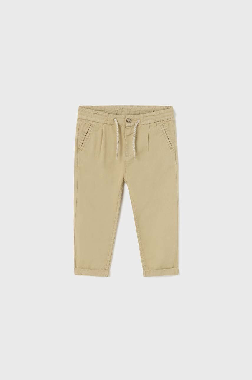 Mayoral pantaloni bebe culoarea roz neted - Pled.ro