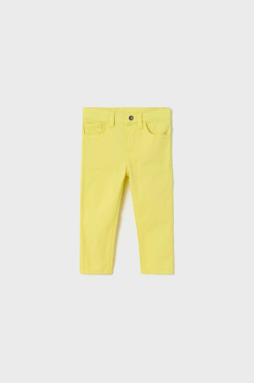 Mayoral pantaloni bebe culoarea rosu neted - Pled.ro