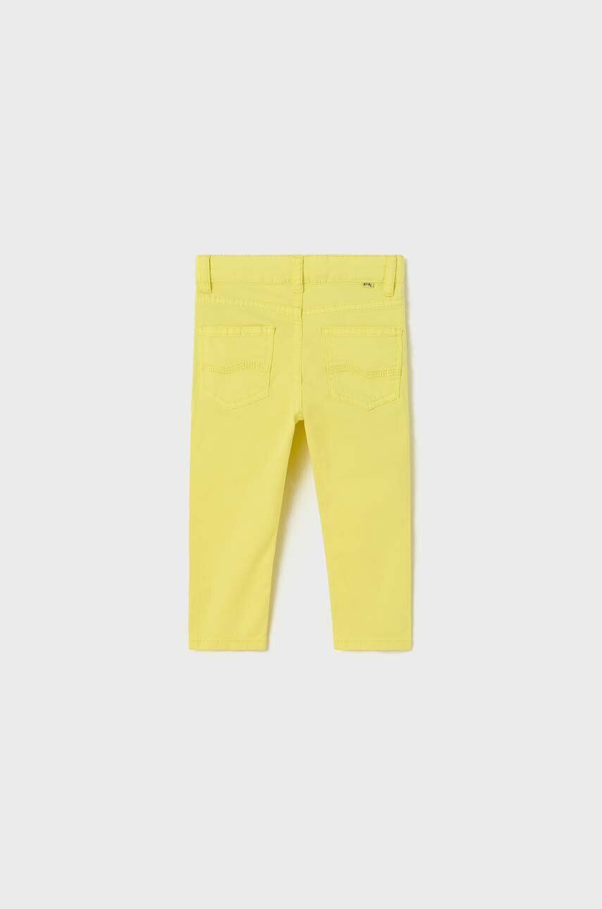 Mayoral pantaloni bebe culoarea rosu neted - Pled.ro