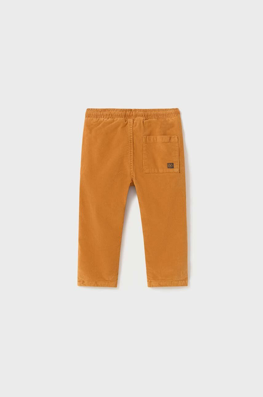 Mayoral pantaloni bebe culoarea bej neted - Pled.ro