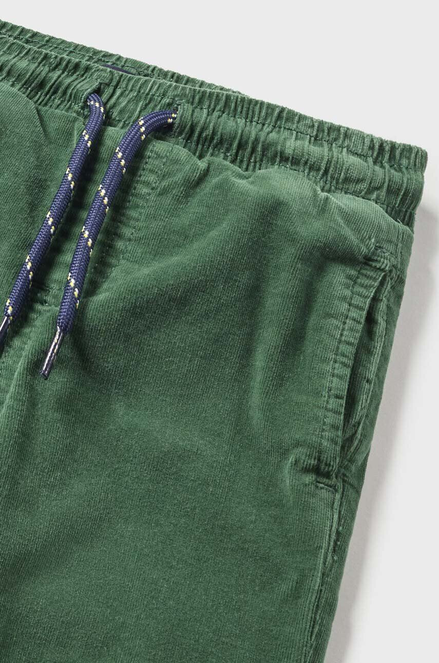 Mayoral pantaloni bebe culoarea verde neted - Pled.ro