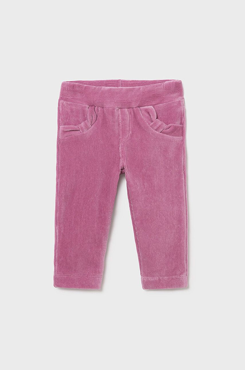 Mayoral Pantaloni copii culoarea violet material neted - Pled.ro