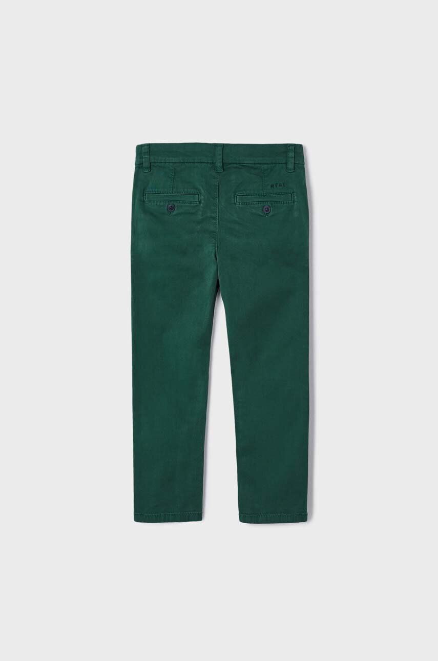 Mayoral pantaloni copii culoarea verde neted - Pled.ro