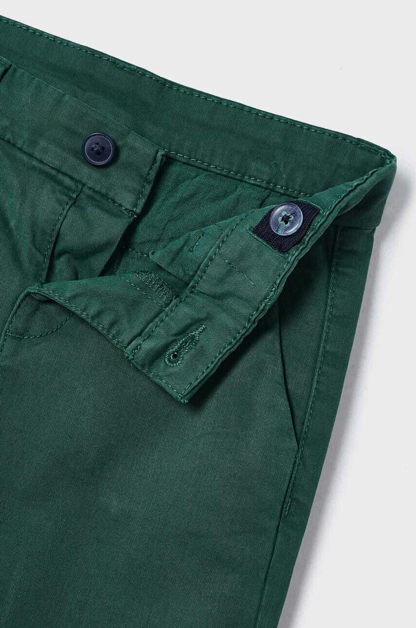 Mayoral pantaloni copii culoarea verde neted - Pled.ro