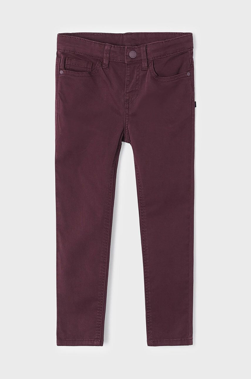 Mayoral pantaloni copii culoarea violet neted - Pled.ro