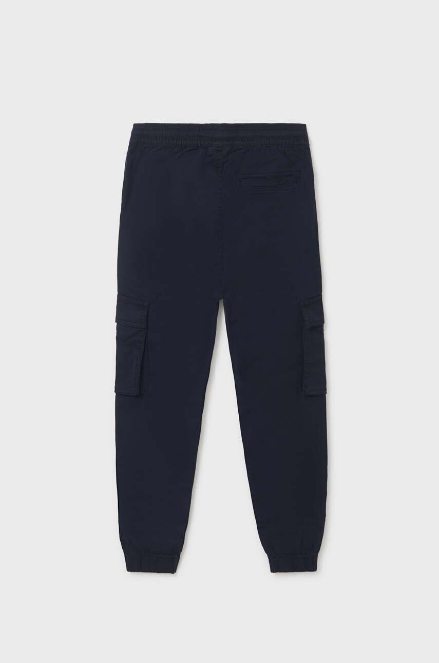 Mayoral pantaloni copii culoarea albastru marin neted - Pled.ro