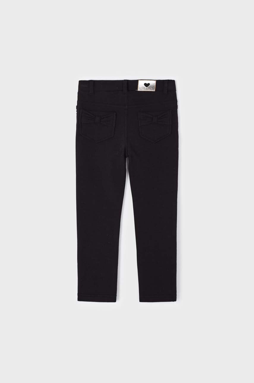 Mayoral pantaloni copii culoarea negru neted - Pled.ro