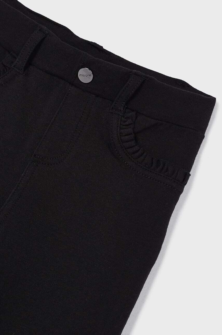 Mayoral pantaloni copii culoarea negru neted - Pled.ro