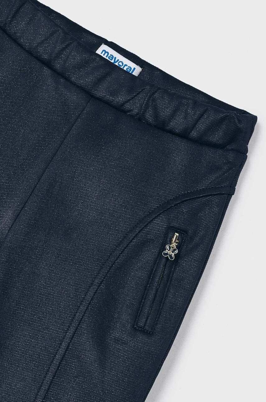 Mayoral pantaloni copii culoarea albastru marin neted - Pled.ro