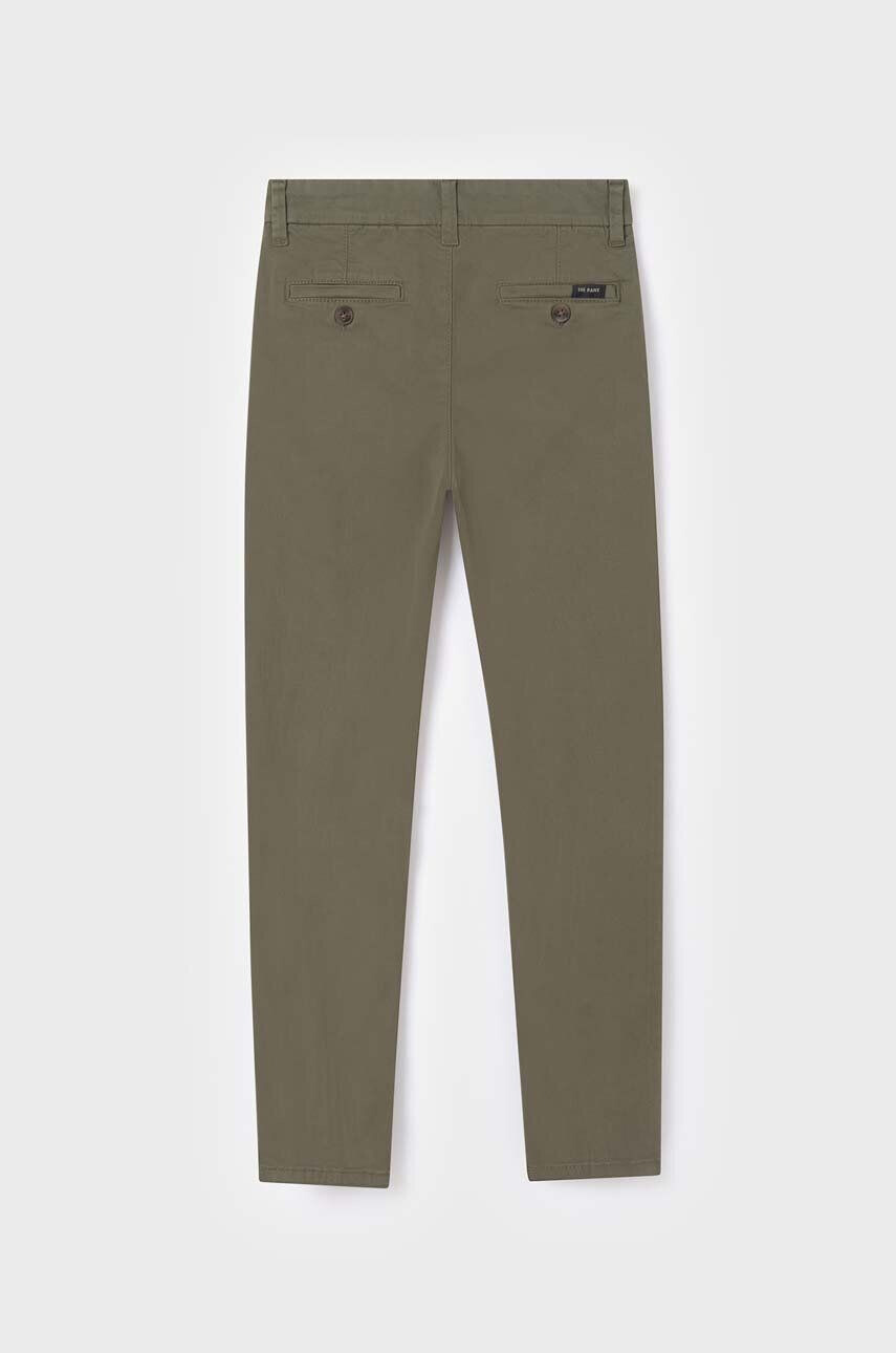 Mayoral pantaloni copii culoarea verde neted - Pled.ro