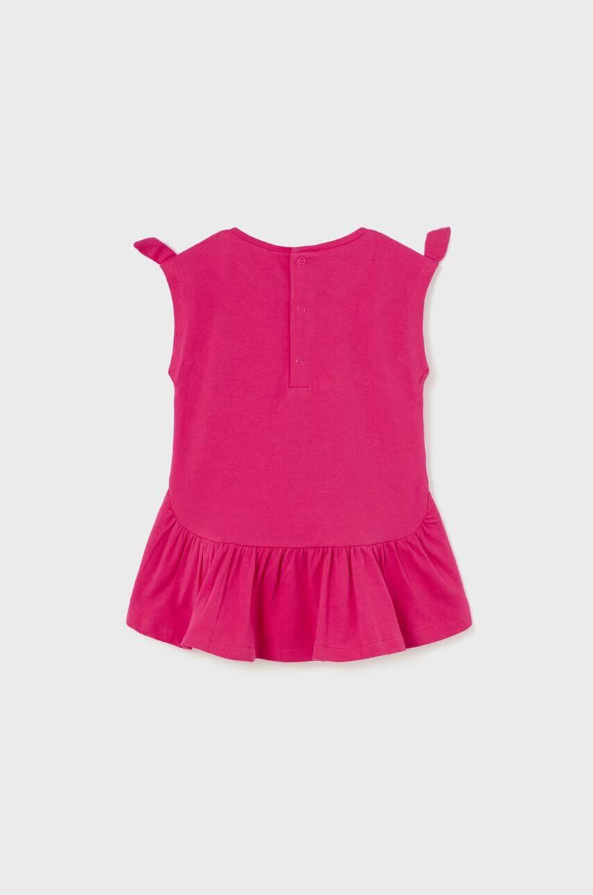 Mayoral rochie bebe culoarea bej mini drept - Pled.ro