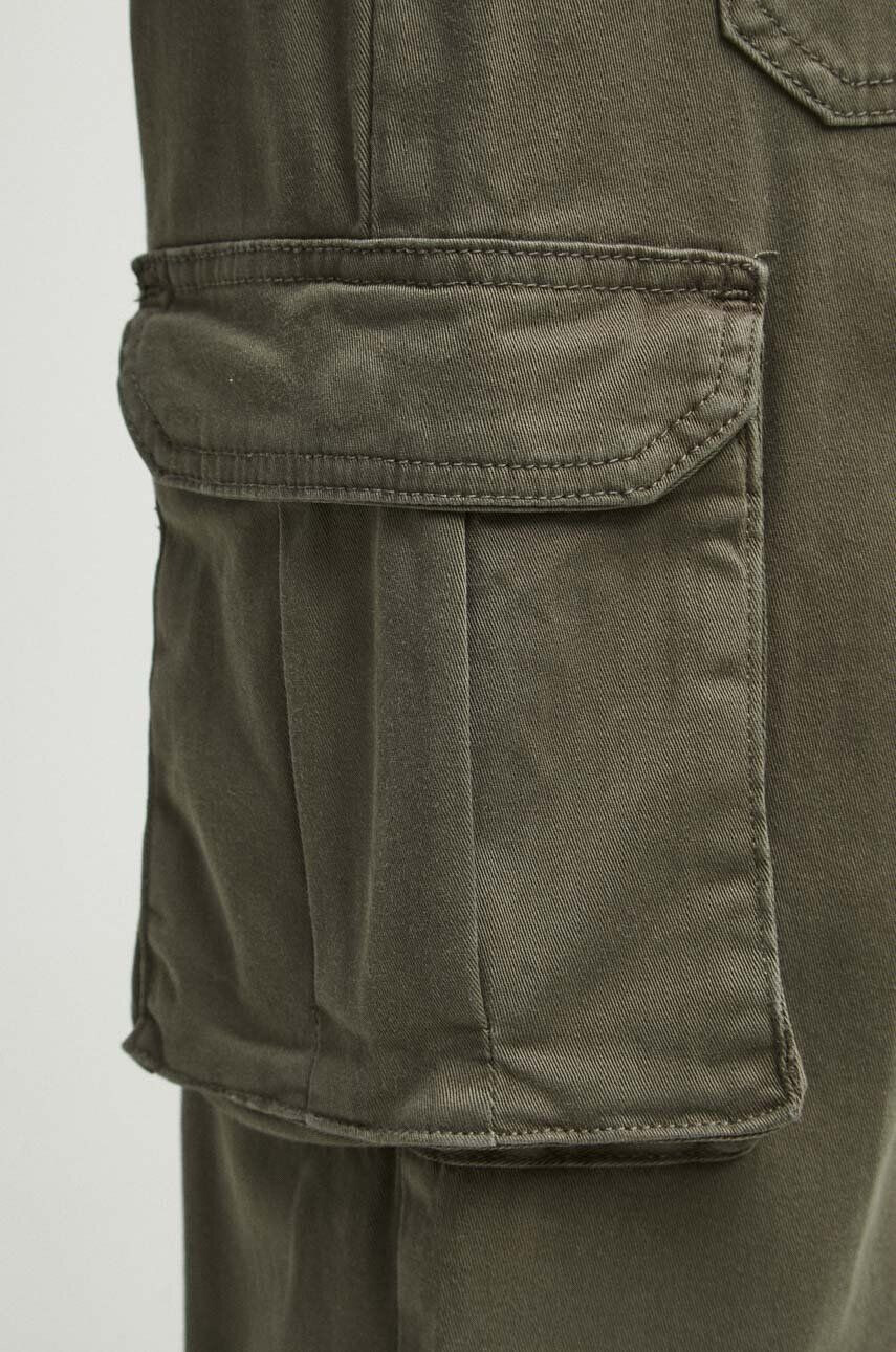 Medicine pantaloni barbati culoarea verde drept - Pled.ro