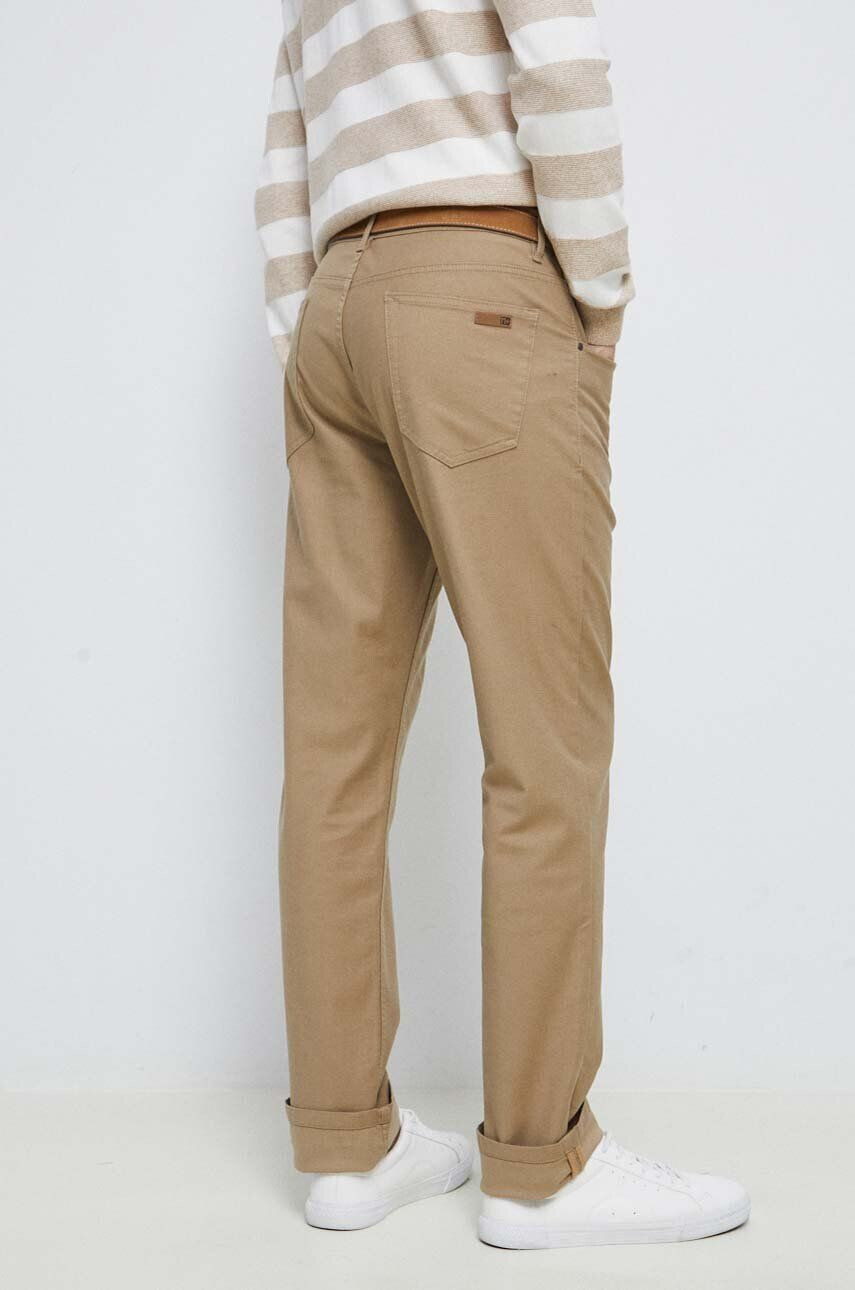 Medicine pantaloni barbati culoarea bej drept - Pled.ro