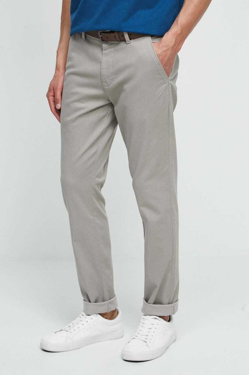 Medicine pantaloni barbati culoarea gri mulata - Pled.ro