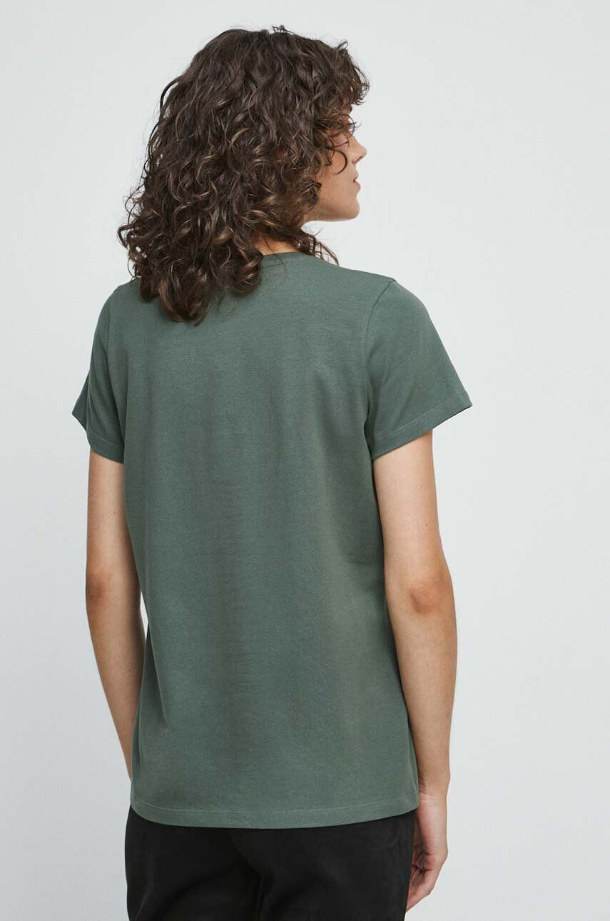 Medicine tricou femei culoarea verde - Pled.ro