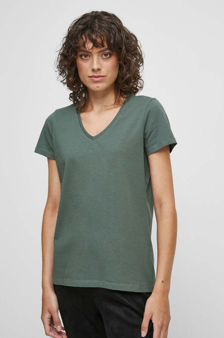 Medicine tricou femei culoarea verde - Pled.ro