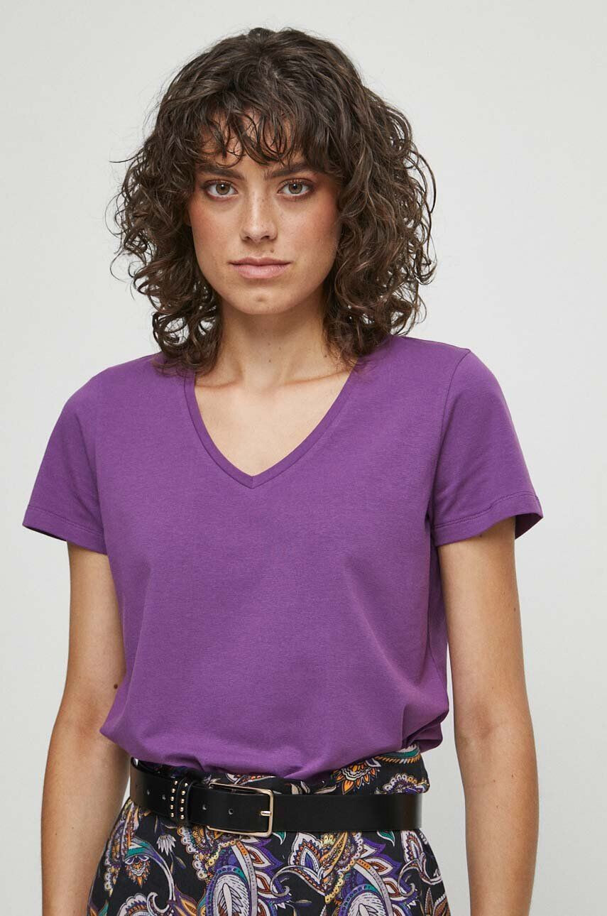 Medicine tricou femei culoarea violet - Pled.ro