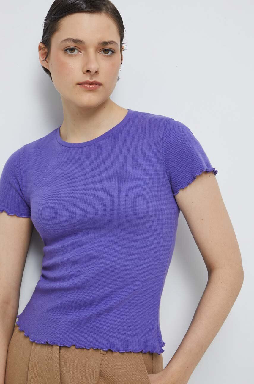 Medicine tricou femei culoarea violet - Pled.ro