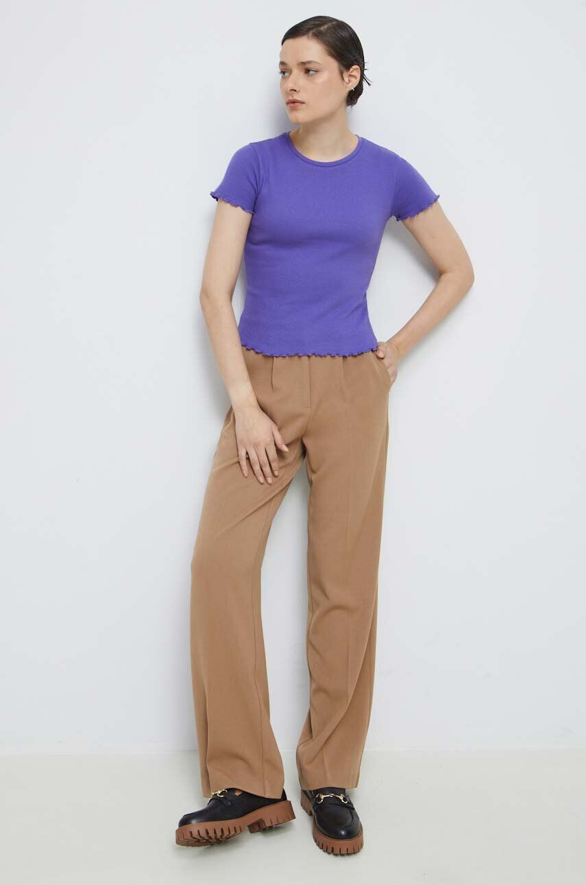 Medicine tricou femei culoarea violet - Pled.ro