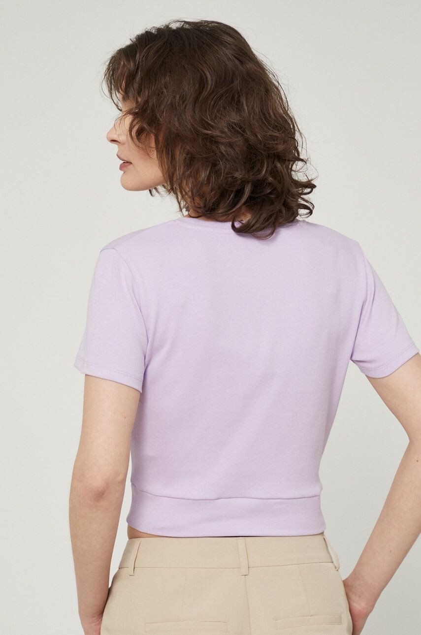 Medicine tricou femei culoarea violet - Pled.ro