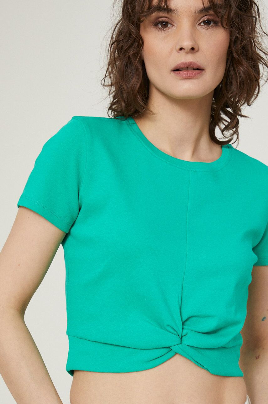 Medicine tricou femei culoarea verde - Pled.ro