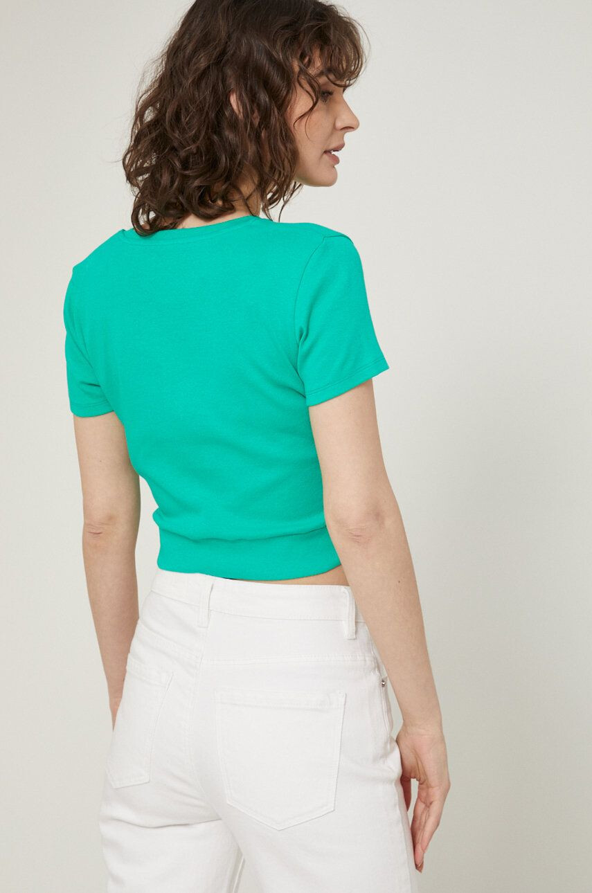 Medicine tricou femei culoarea verde - Pled.ro