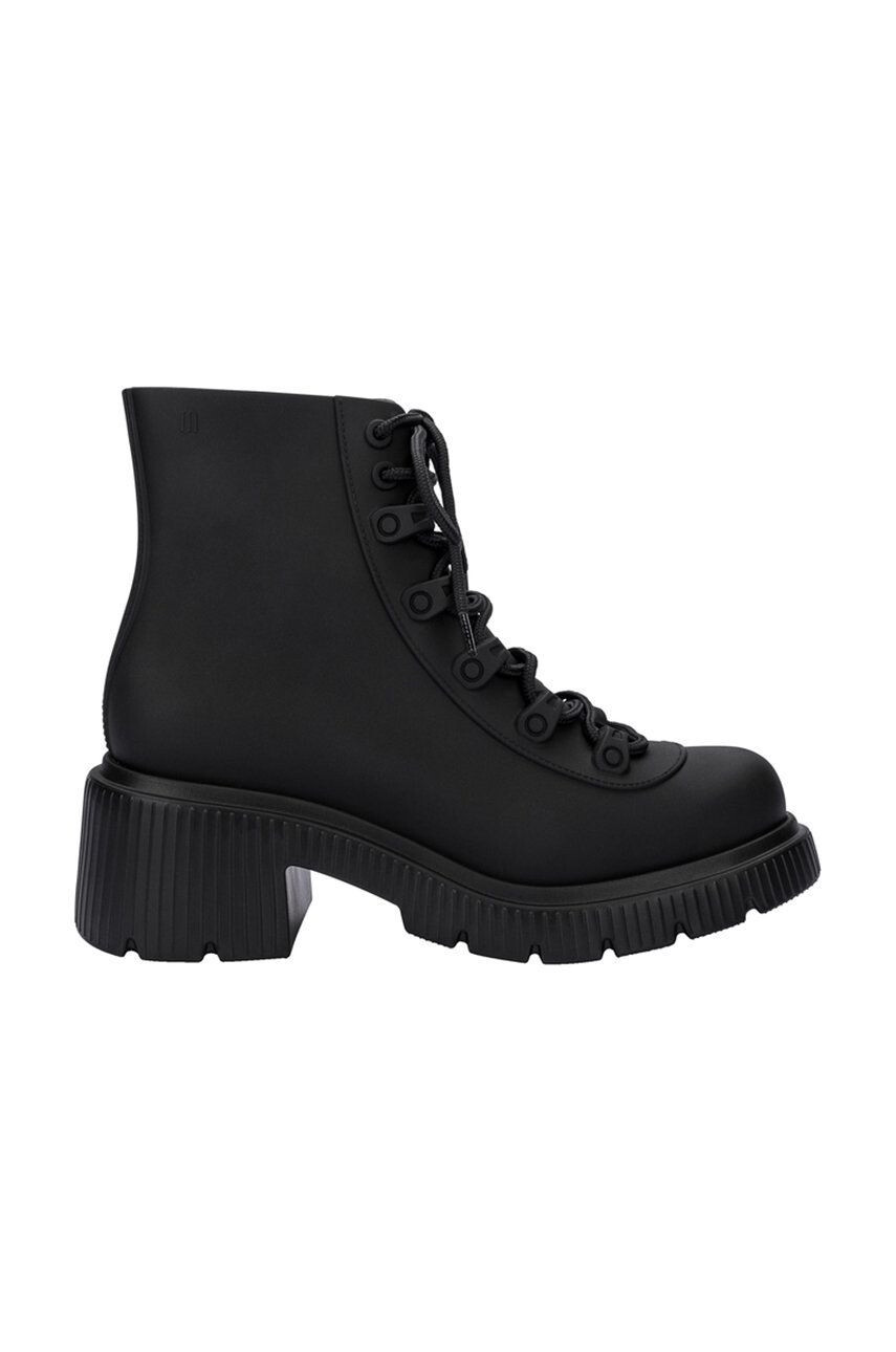 Melissa bocanci Cosmo Boot Ad femei culoarea negru cu toc drept - Pled.ro