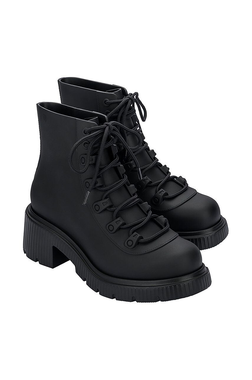 Melissa bocanci Cosmo Boot Ad femei culoarea negru cu toc drept - Pled.ro