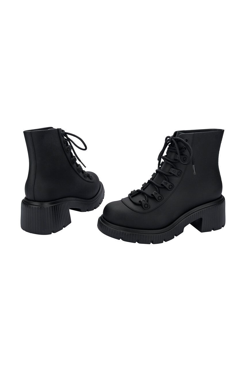 Melissa bocanci Cosmo Boot Ad femei culoarea negru cu toc drept - Pled.ro