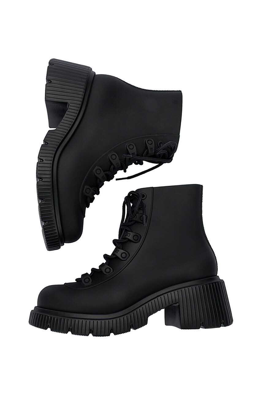 Melissa bocanci Cosmo Boot Ad femei culoarea negru cu toc drept - Pled.ro