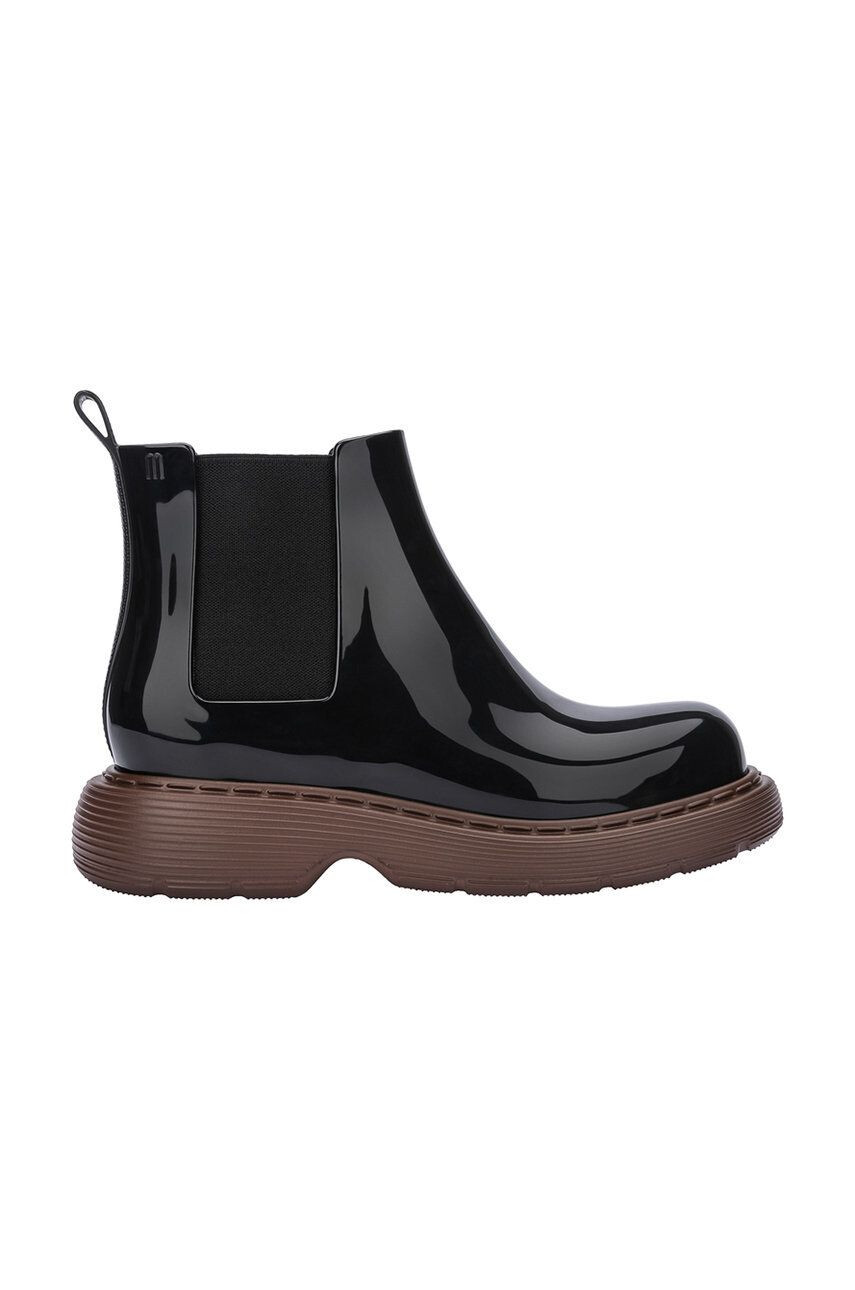 Melissa bocanci Step Boot Ad femei culoarea negru cu platforma - Pled.ro