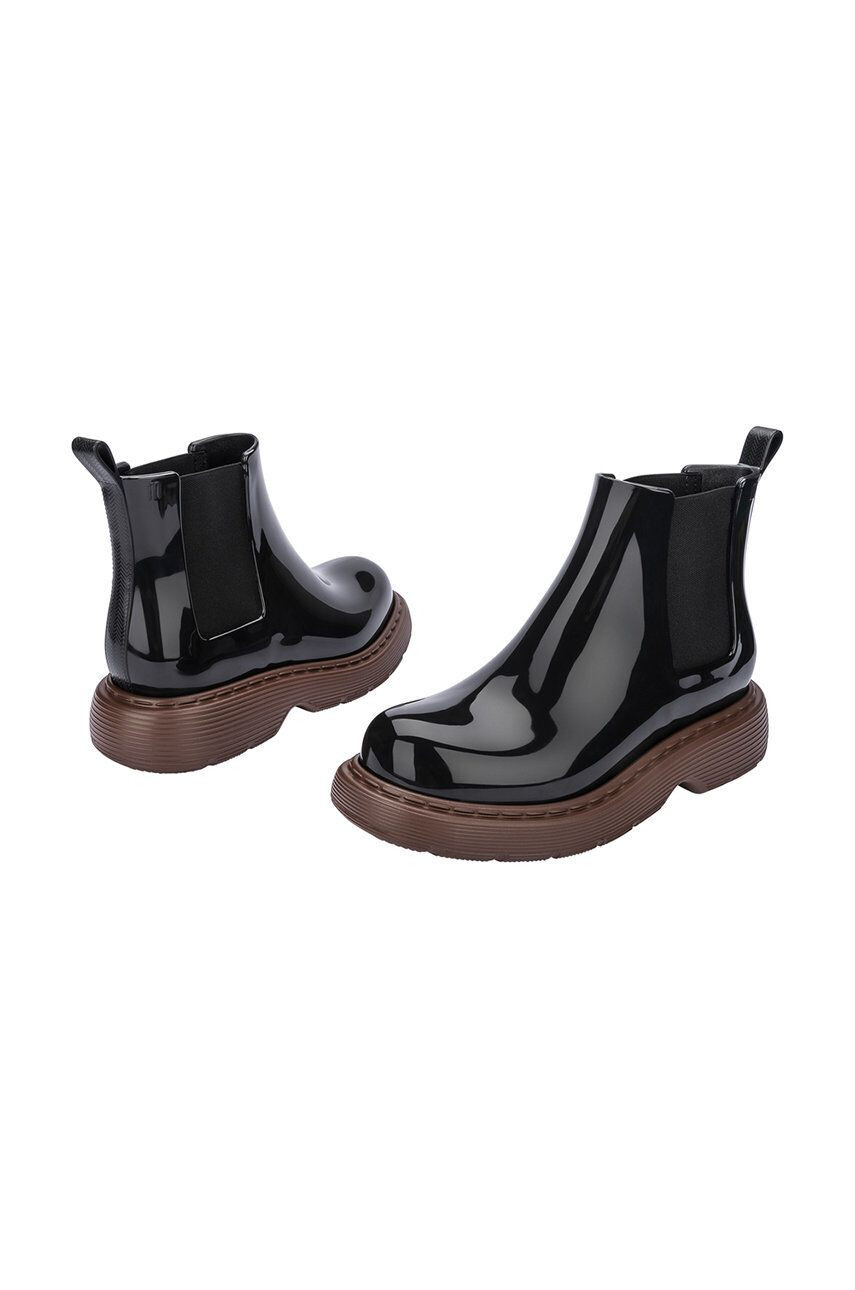 Melissa bocanci Step Boot Ad femei culoarea negru cu platforma - Pled.ro