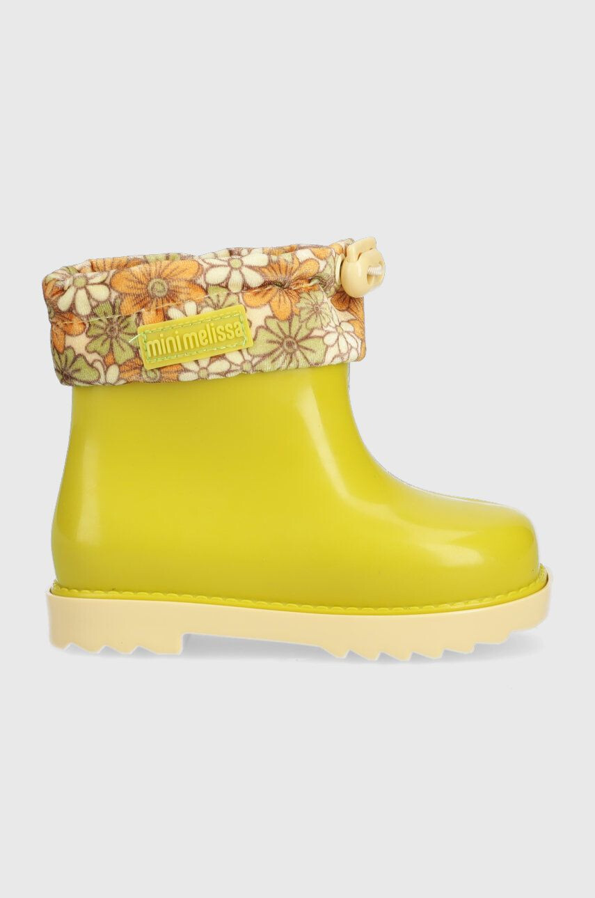 Melissa cizme copii Rain Boot Iii Bb culoarea verde - Pled.ro