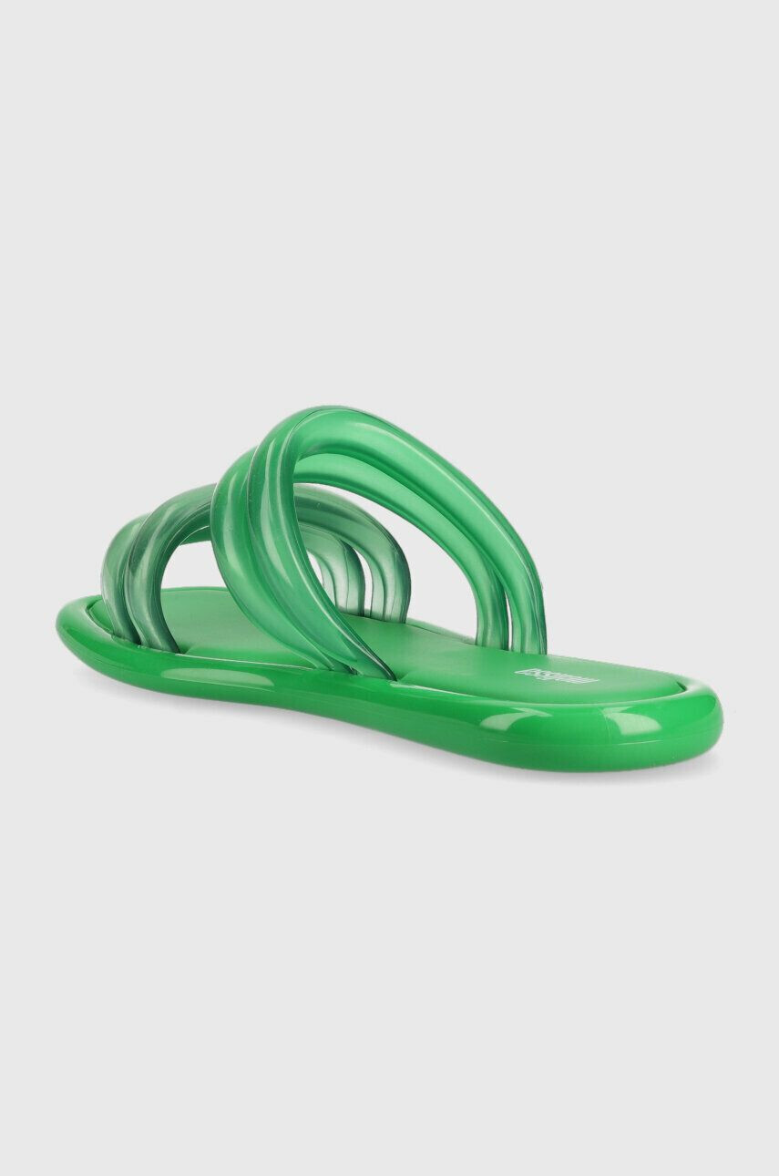 Melissa papuci AIRBUBBLE SLIDE AD femei culoarea verde M.33747.AK996 - Pled.ro