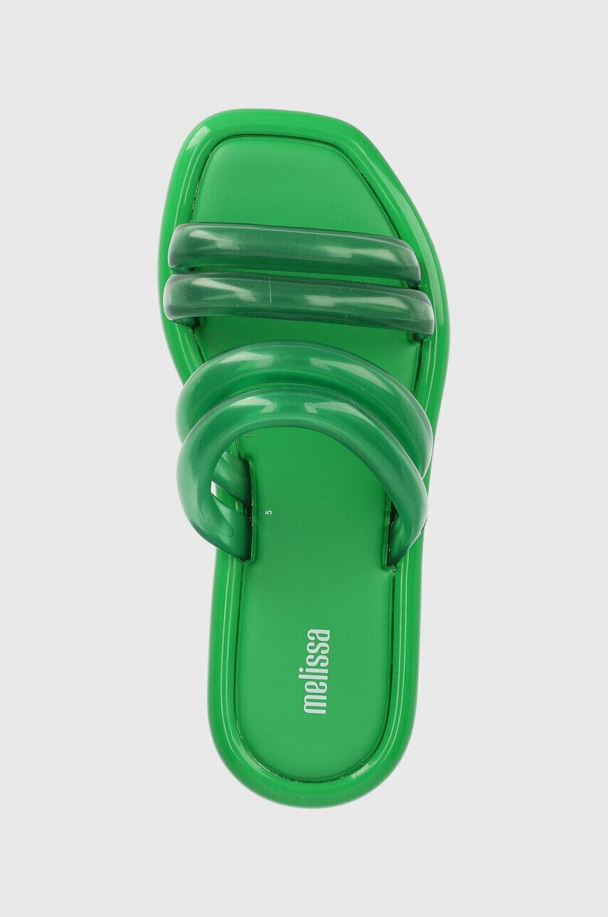 Melissa papuci AIRBUBBLE SLIDE AD femei culoarea verde M.33747.AK996 - Pled.ro