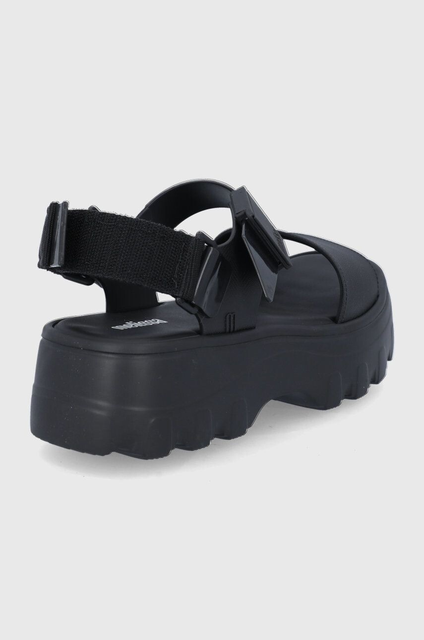 Melissa sandale femei culoarea negru cu platforma - Pled.ro