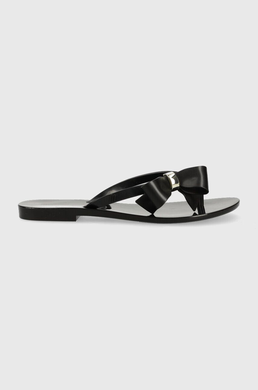 Melissa slapi HARMONIC SWEET III AD femei culoarea negru cu toc plat M.33272.51483 - Pled.ro